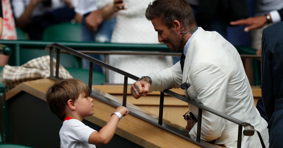 David Beckham pozował z polskim kibicem. Zdjęcia hitem sieci | Wimbledon - Vimarsana News