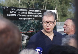 Golubac Aleksandar Vučić radovi na izgradnji Dunavskog koridora