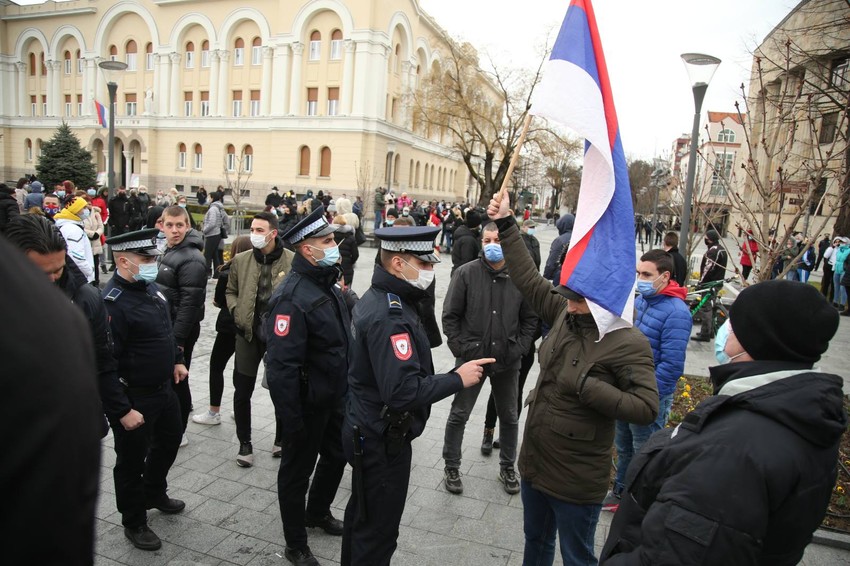 Protest u centru Banjaluke