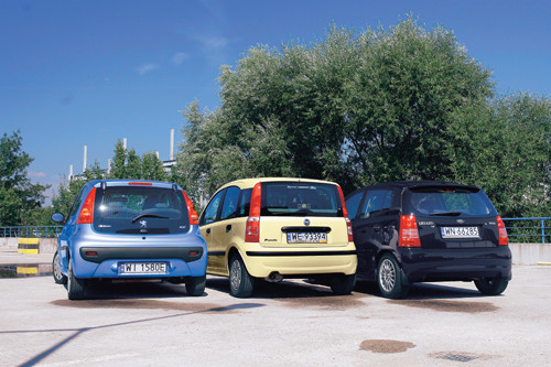 Fiat Panda, Peugeot 107, Citroen C2 - Małe i z dieslami