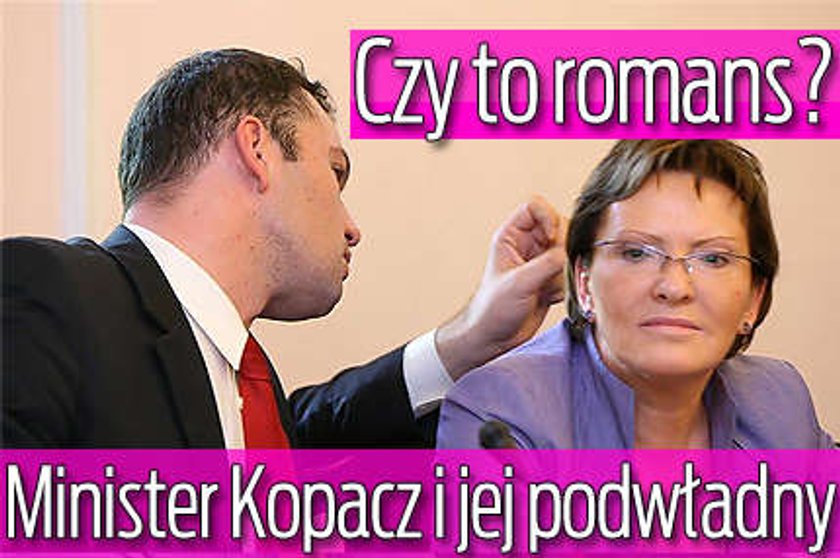 Czy to romans? Minister Kopacz i jej podwładny