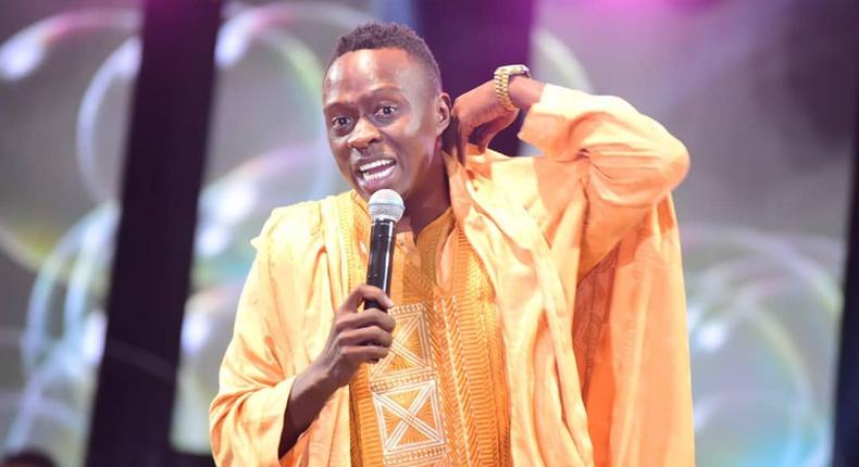 Comedian Obinna lectured by angry fans after posting this photo of pregnant Tanzanian actress