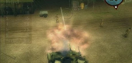 Screen z gry "Mercenaries 2: World in Flames" (wersja na PS2)