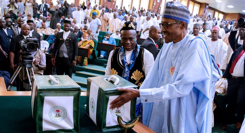 Buhari presents 2018 budget to the national assembly