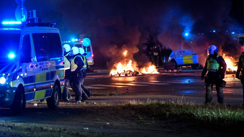 Zamieszki w Malmö w Szwecji