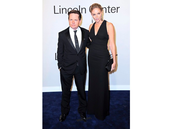 Aktor Michael J. Fox z żoną Tracy Pollan