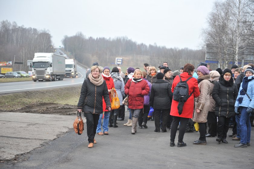 strykowska w Łodzi protest mieszkańców