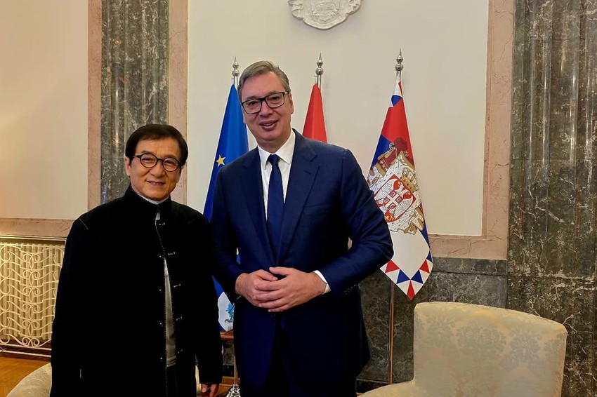 Aleksandar Vučić i Džeki Čen