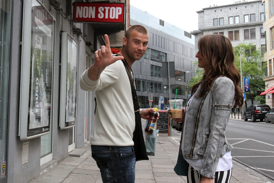 Sara Boruc-Mannei i Artur Boruc