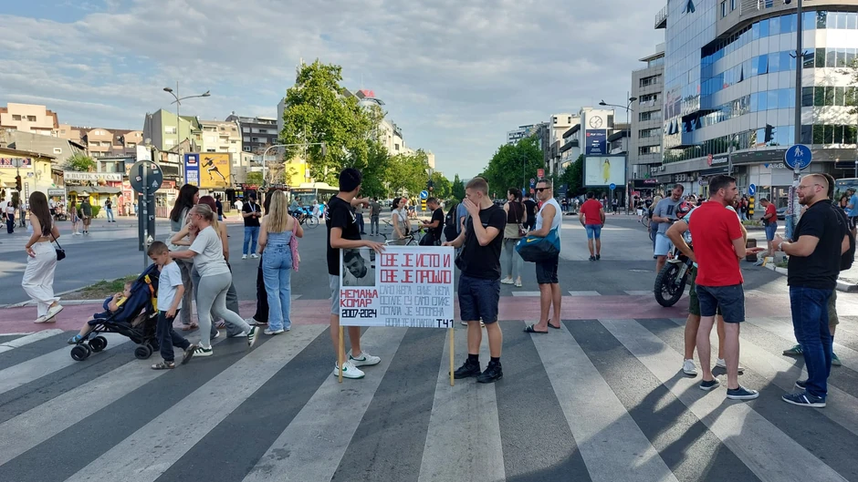 Blokada raskrsnica Novi Sad