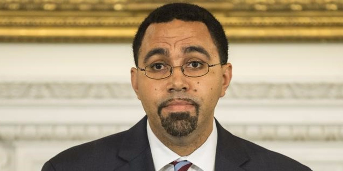 Current secretary of education John B. King.