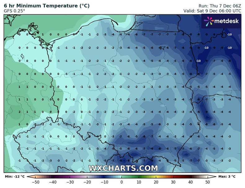 W nocy mróz na wschodzie, ok. 0 st. C na zachodzie