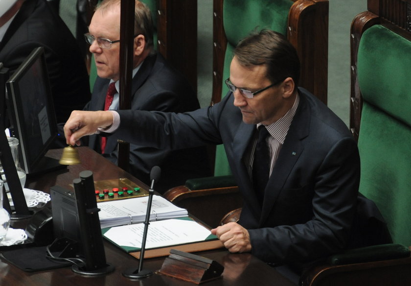 Radosław Sikorski zrezygnował z funkcji marszałka sejmu