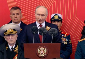 Putin je opširno govorio o istoriji i ponovio da će Rusija pobediti u ratu protiv Ukrajine, koji je, kao i do sada, nazvao „specijalnom vojnom operacijom“ | Foto: Kremlin.ru/Handout via REUTERS
