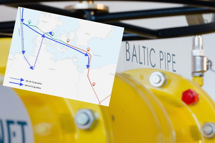 Norweski gaz z Baltic Pipe już nie płynie do Polski przez Niemcy. Droga krótsza o 800 km