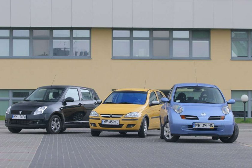 Stylowe maluchy za małe pieniądze: Micra kontra Opel Corsa, Suzuki Swift