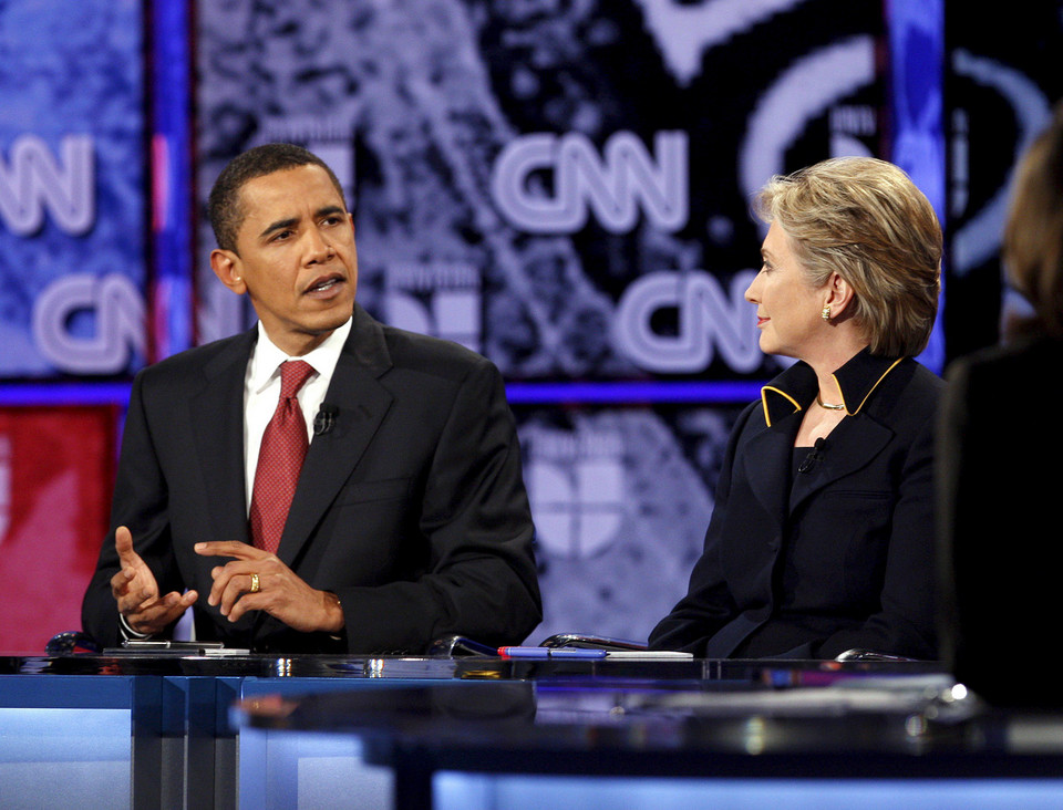 USA WYBORY PREZYDENCKIE CLINTON OBAMA DEBATA