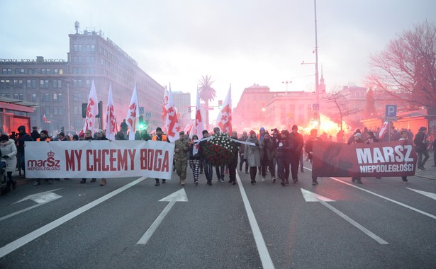 Marsz Niepodległości w Warszawie