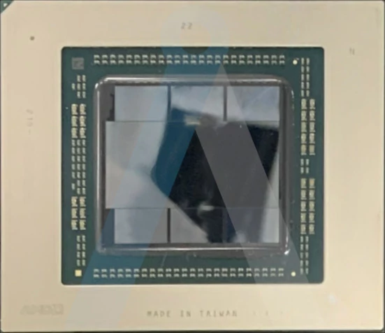 Zdjęcie GPU Navi 31 z Radeona RX 7900 XT.