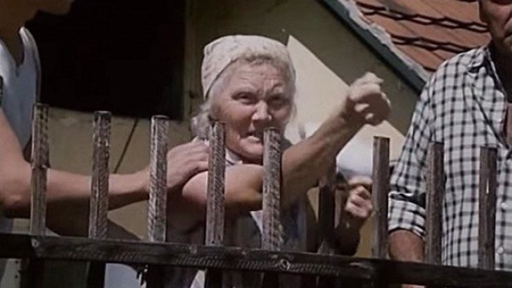 Marie Pilátová ako Konopníková v trilógii Slunce, seno...