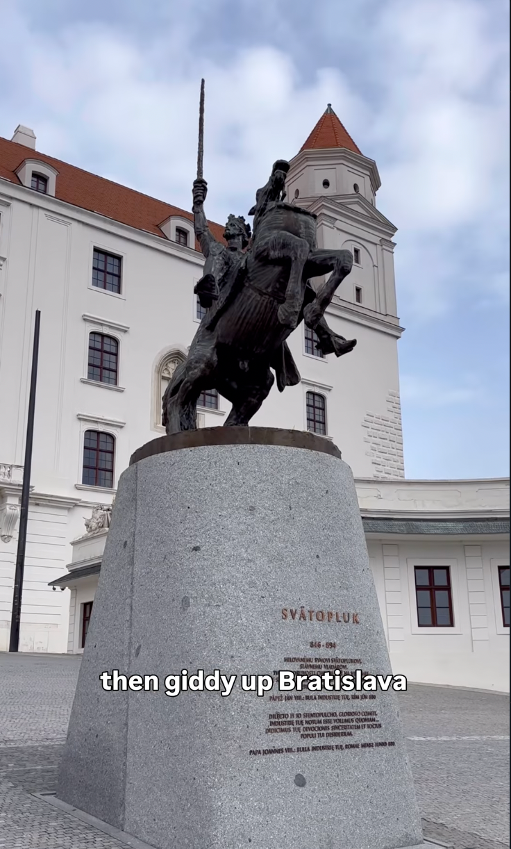 Austrálčan Tom Johnson navštíl Bratislavu. 