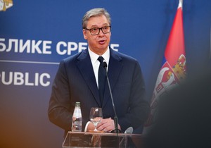 Predsednik Srbije Aleksandar Vučić sa predsednikom Evropskog saveta Antonijom Koštom