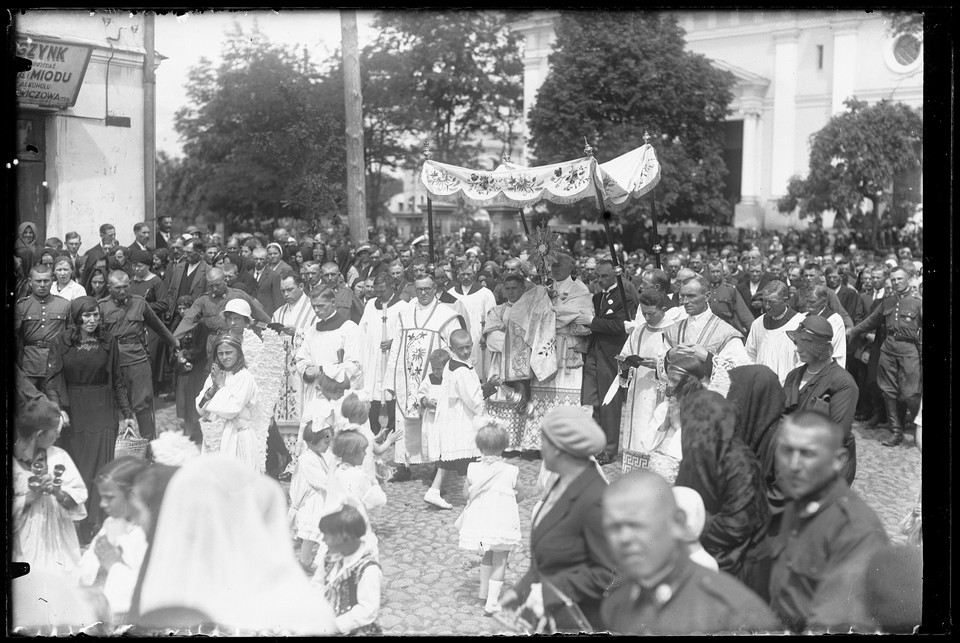 Boże Ciało w Garwolinie, 1933 r.