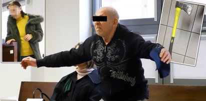 Krewki senior zaatakował Basieńkę siekierą. Sąsiadkę uratował przypadek