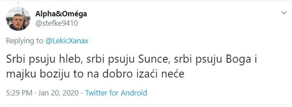 Neprijatna situacija je neizbežna