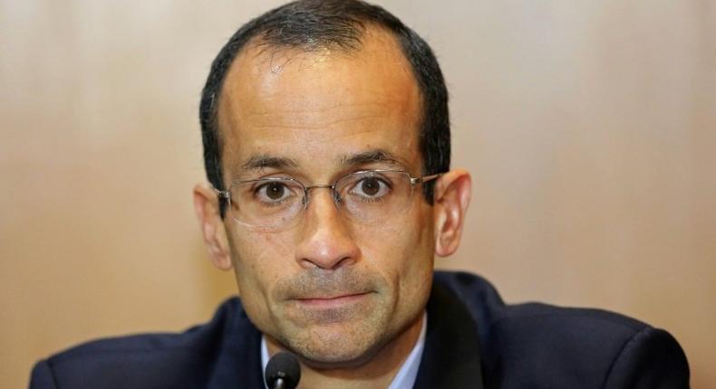 A source told AFP 77 current and former Odebrecht executives, including the firm's jailed boss Marcelo Odebrecht, seen in 2015, had signed a plea deal in relation to a corruption scandal to cooperate with prosecutors in return for lighter sentences