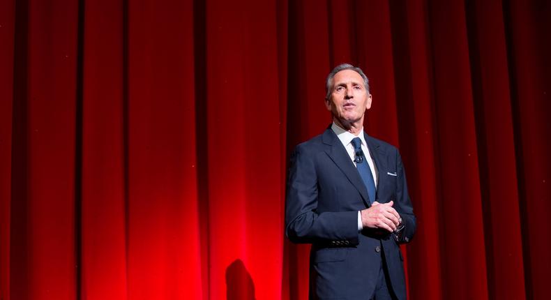 Starbucks CEO Howard Schultz