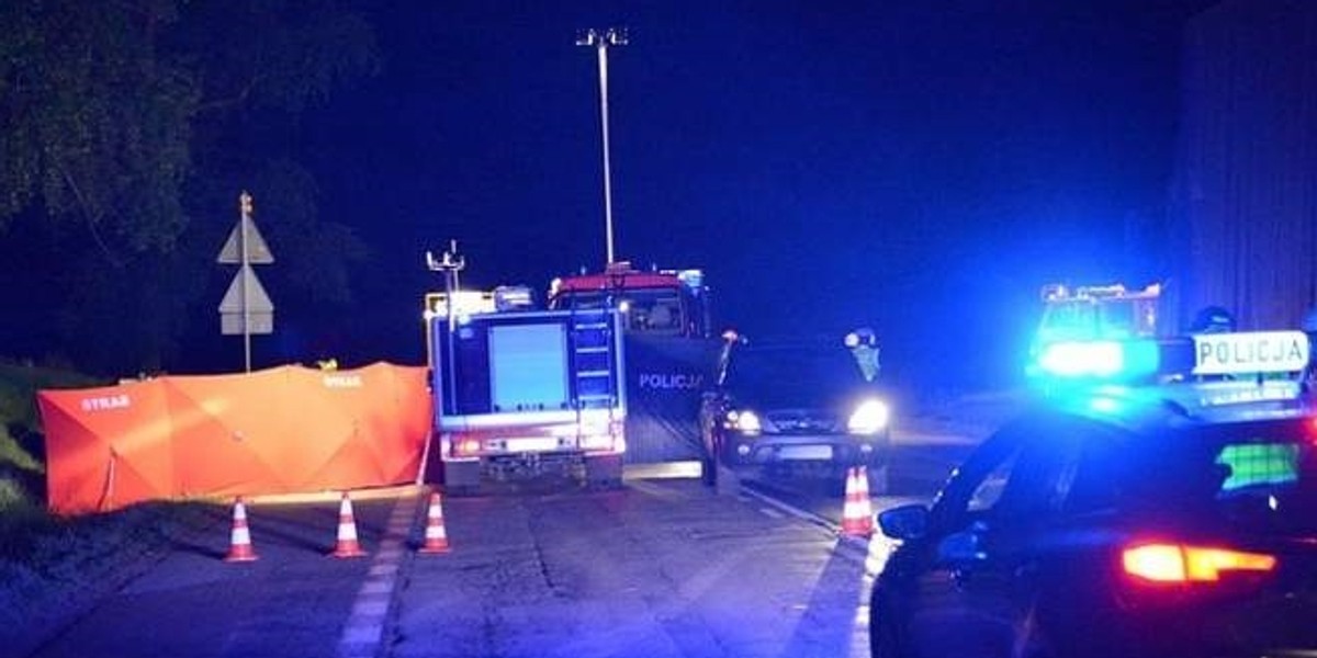 Dwaj policjanci CBŚ zginęli w czołówce z TIR-em