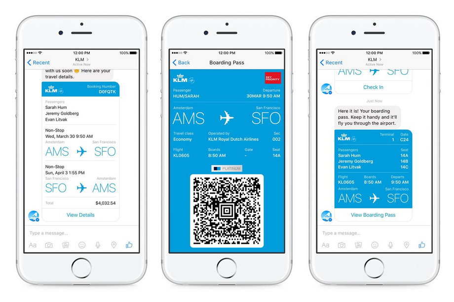 Aplikacja KLM ułatwia życie klientom linii. Przypomina m.in. o check-inie na lotnisku.