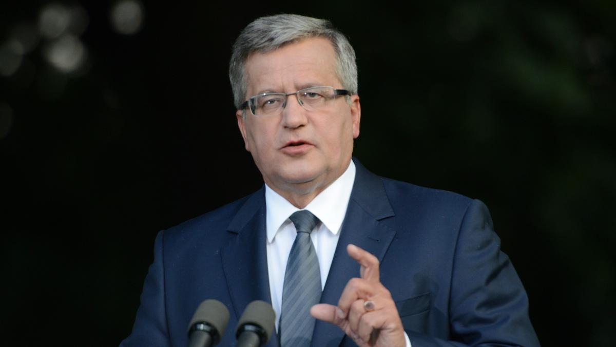 Prezydent Bronisław Komorowski