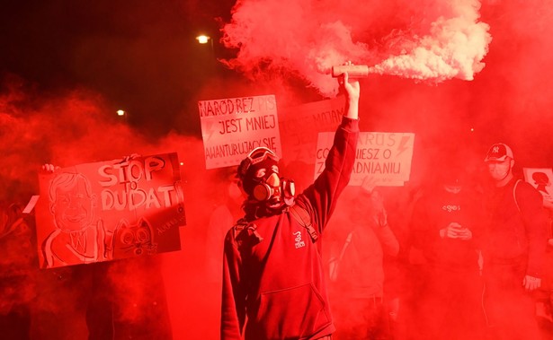 Uczestnicy protestu pod hasłem Na Warszawę!