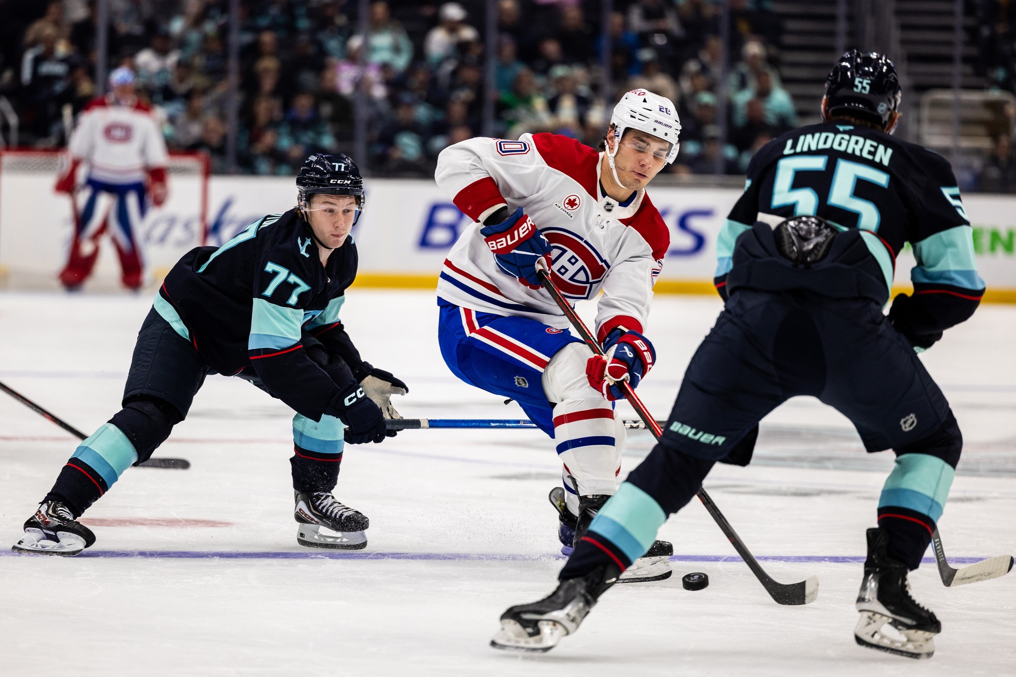 Slovenský hokejista Juraj Slafkovský (Montreal Canadiens).