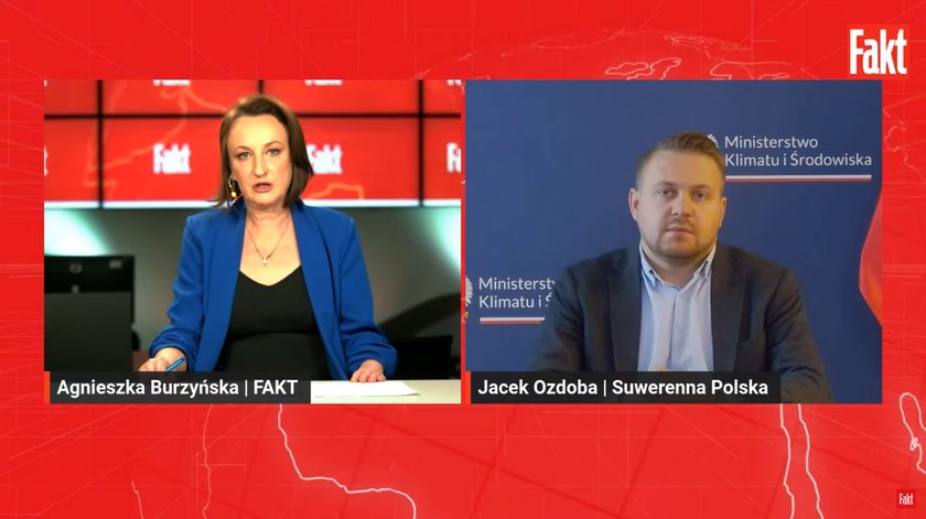 Jacek Ozdoba w programie Fakt Live