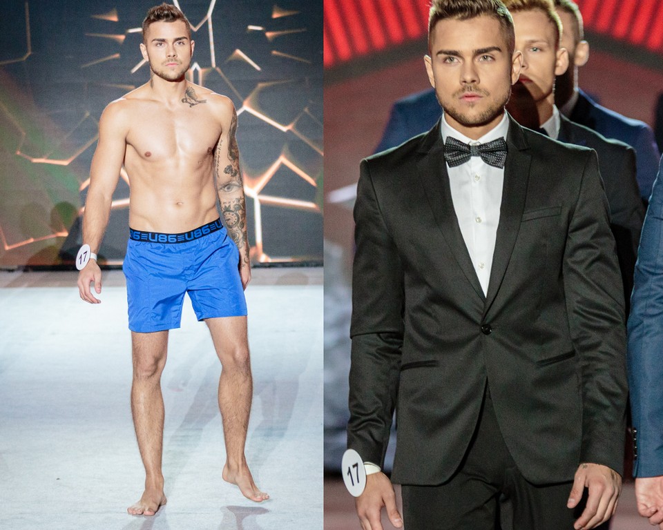 Igor Sikorski w finale konkursu "Mister Polski 2018"