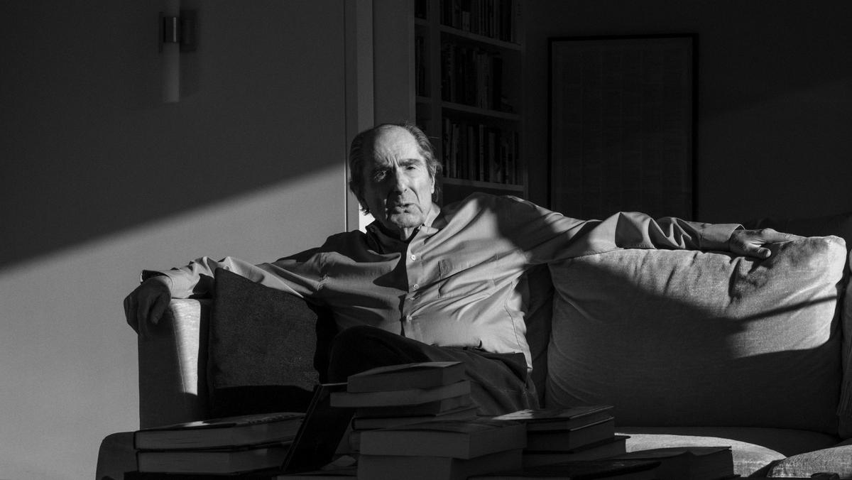 Philip Roth w swoim domu w Nowym Jorku, 5 stycznia 2018 r.