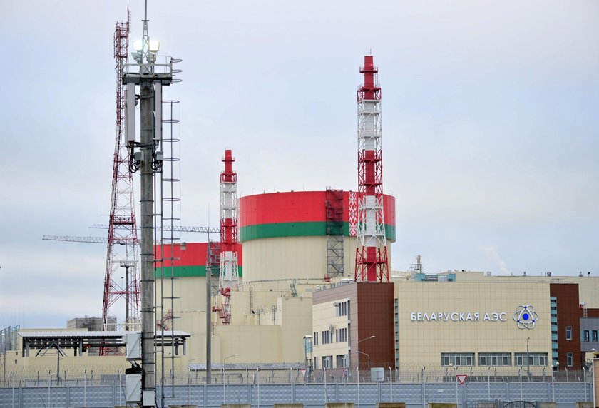 Belarusian President Lukashenko visits a nuclear power plant near Astravets