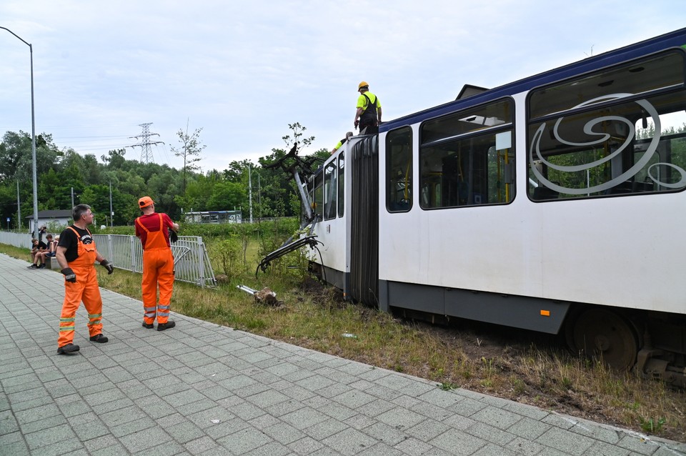 Szczecin. Wypadek tramwaju