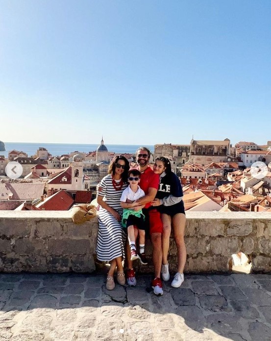 Herec Kobielsky s rodinou v chorvátskom Dubrovníku.