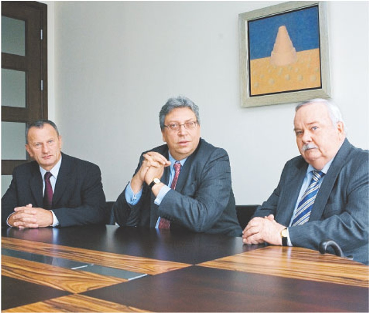 Zwycięzcy VI rankingu: od lewej Józef Palinka, Krzysztof A. Zakrzewski, prof. Grzegorz Domański Fot. Wojciech Górski