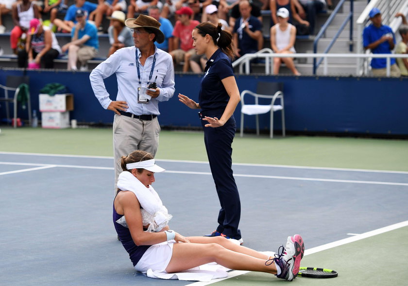 Johanna Konta zemdlała w trakcie meczu US Open z Cwetaną Pironkową