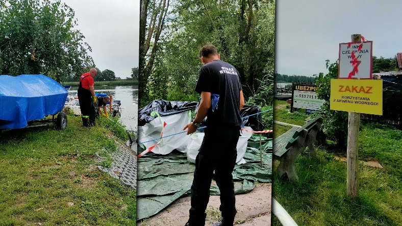 Skutery wodne, wypożyczone motorówki, ogrodowe baseny. Tak ludzie ratują Odrę