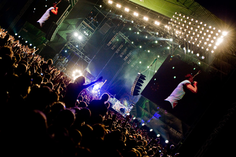 Coldplay na Open'erze 2011 (fot. Monika Stolarska/Onet.pl)