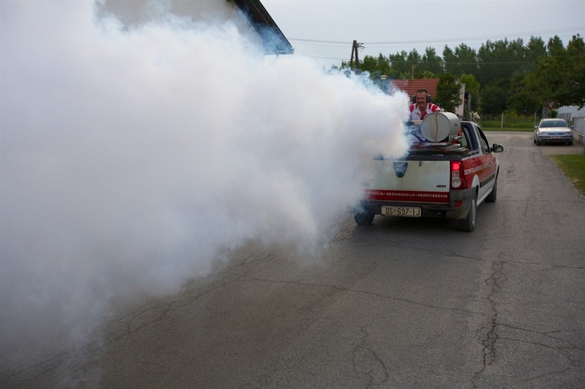 Zaprašivanje-komaraca iz vozila