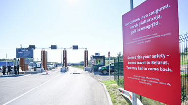 Na granicy Litwy z Białorusią tablice ostrzegają, "że można nie wrócić"