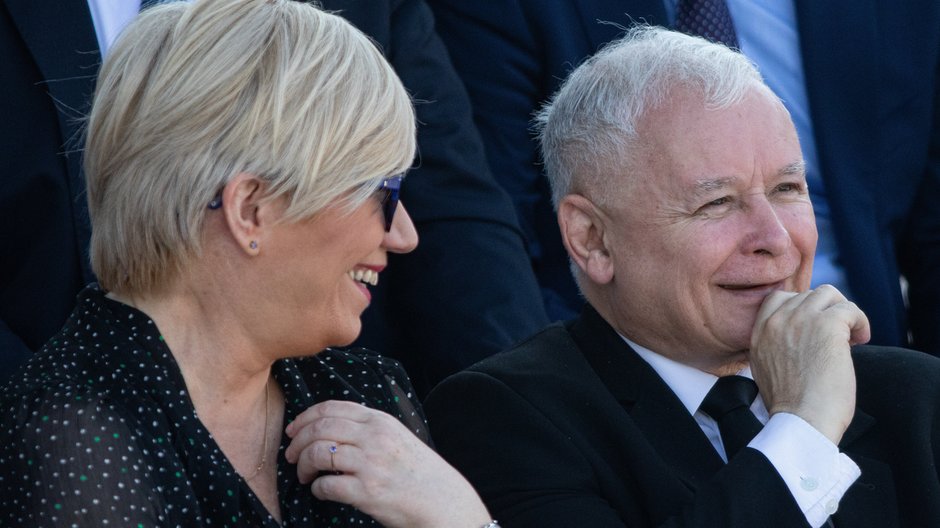 Julia Przyłębska i Jarosław Kaczyński