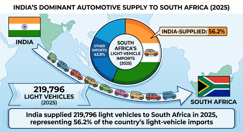 India and SACU will negotiate across eight areas, including trade in goods, rules of origin, customs procedures and dispute settlement.[Gemini Generated Image] 